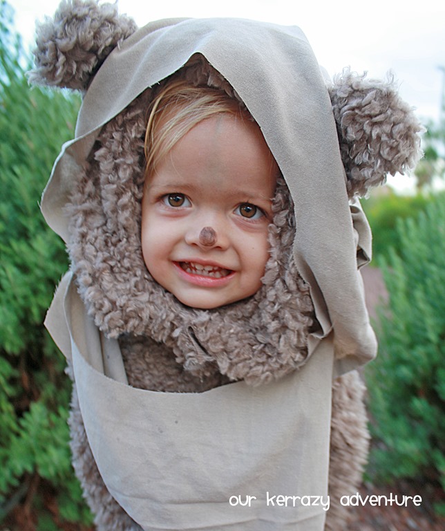Baby Ewok Costume Tutorial Our Kerrazy Adventure - Diy Toddler Ewok Costume