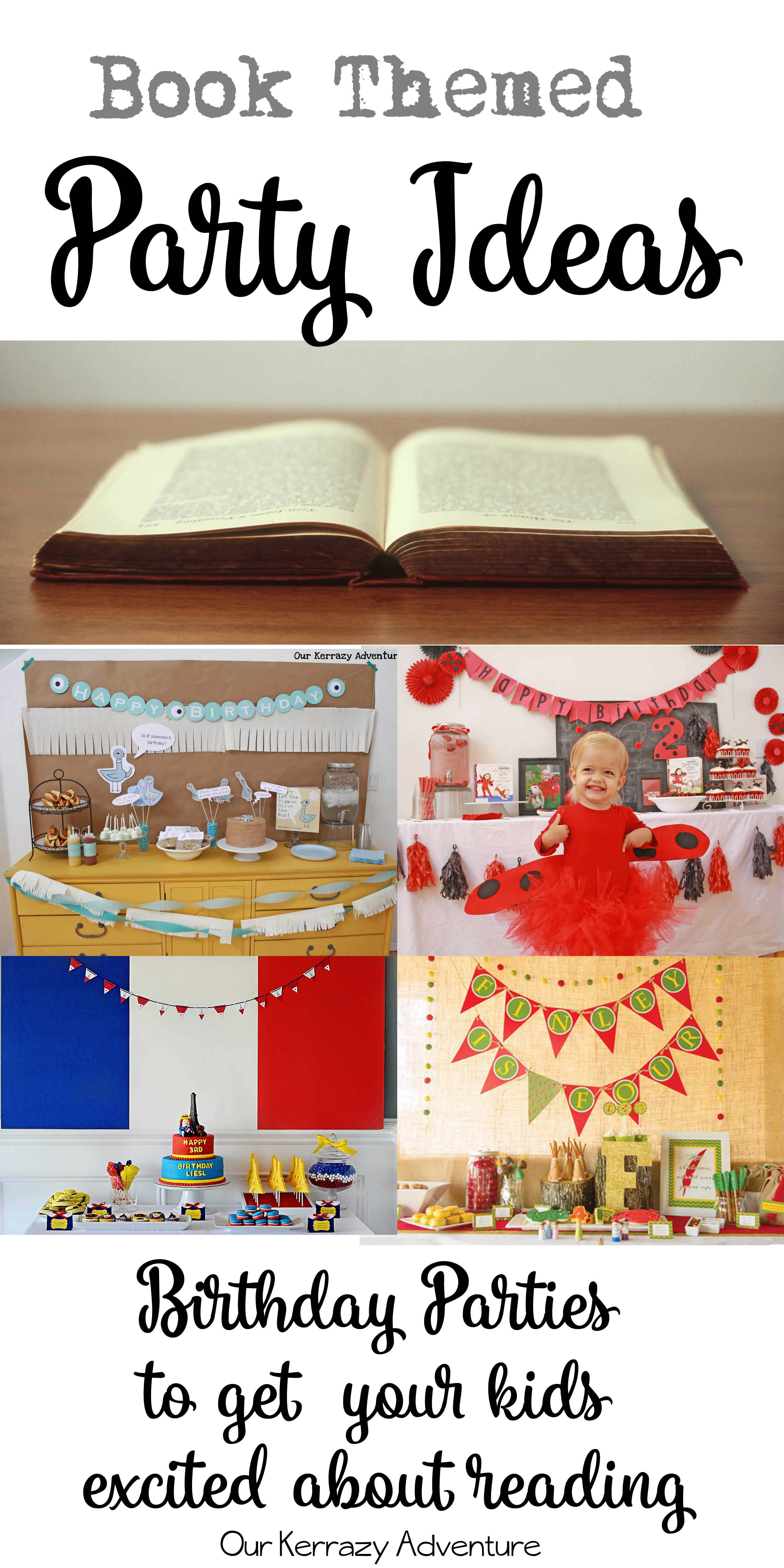 Book Themed Birthday Party 
